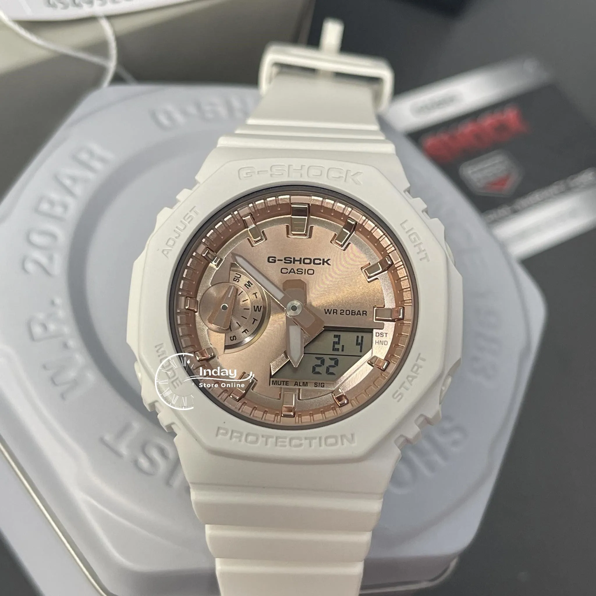 Casio G-Shock Women's Watch GMA-S2100MD-7A Analog-Digital Shock Resistant Carbon Core Guard Structure