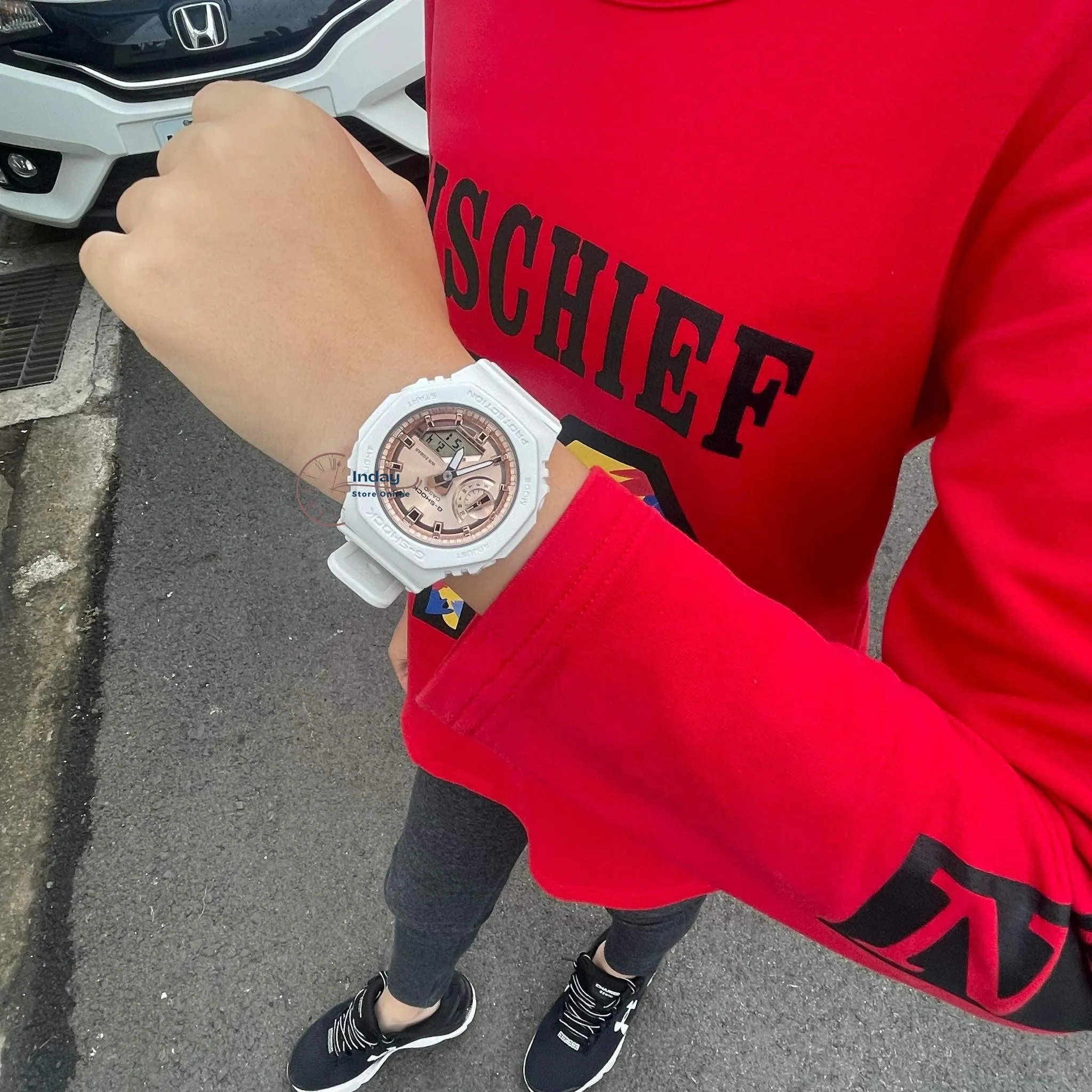 Casio G-Shock Women's Watch GMA-S2100MD-7A Analog-Digital Shock Resistant Carbon Core Guard Structure