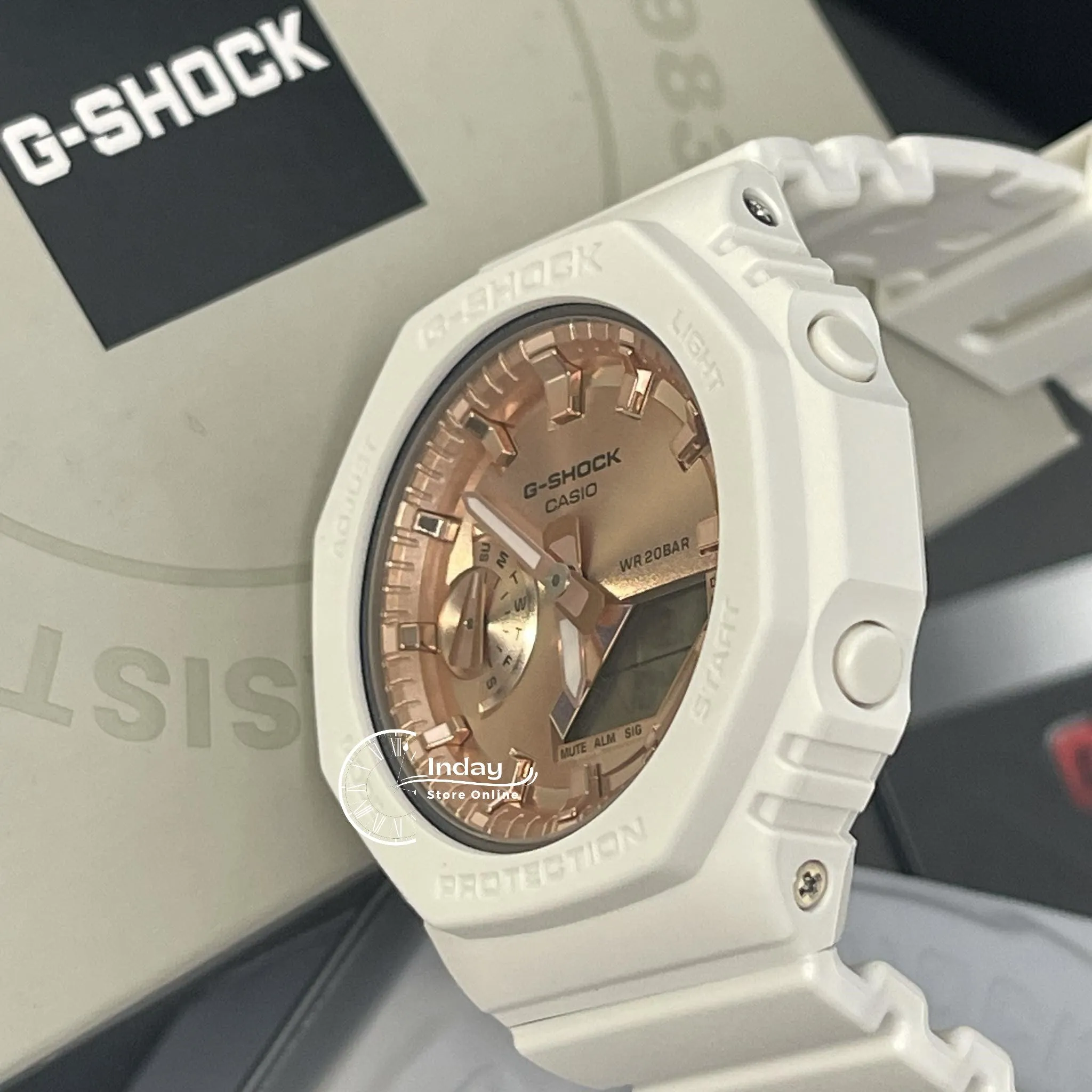 Casio G-Shock Women's Watch GMA-S2100MD-7A Analog-Digital Shock Resistant Carbon Core Guard Structure
