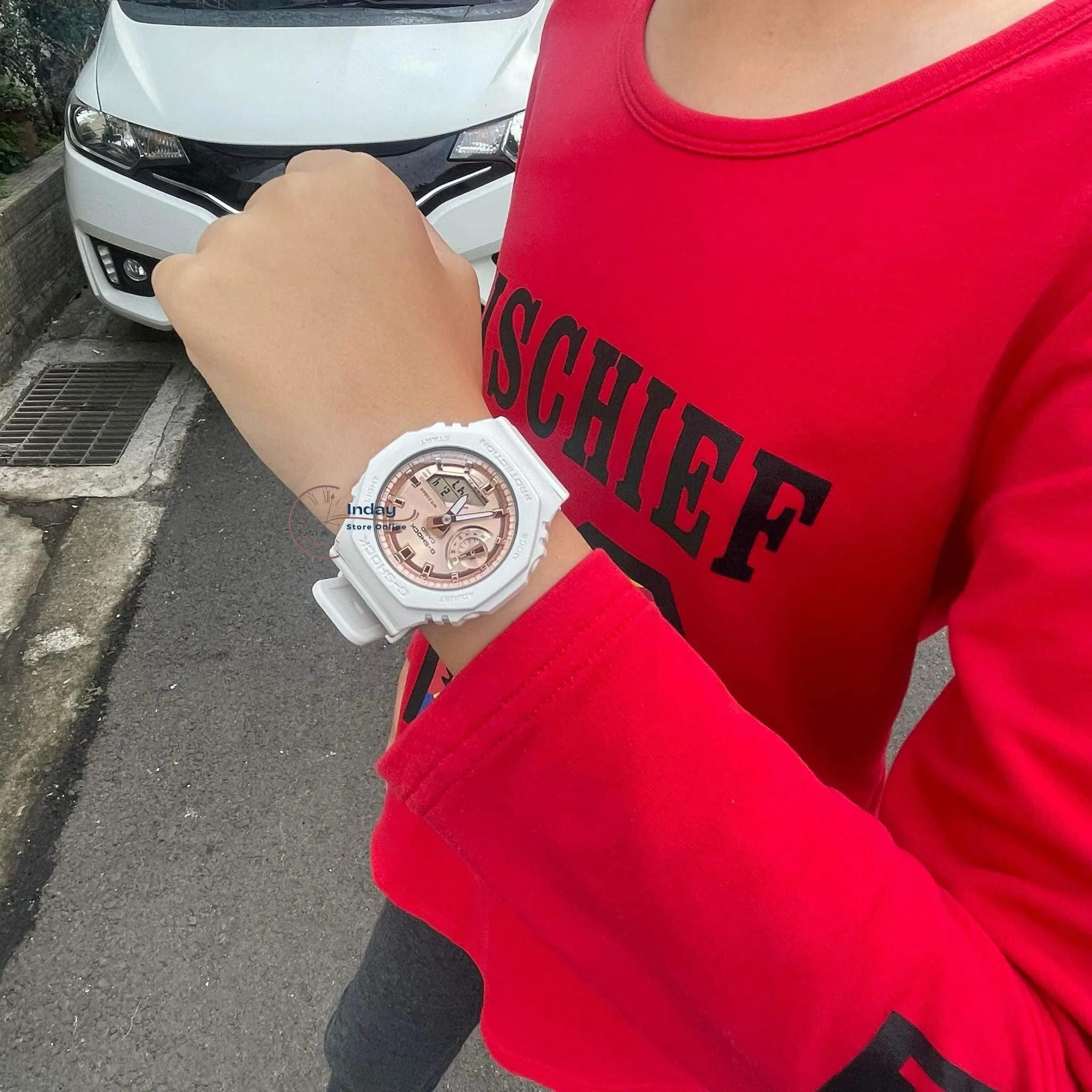 Casio G-Shock Women's Watch GMA-S2100MD-7A Analog-Digital Shock Resistant Carbon Core Guard Structure