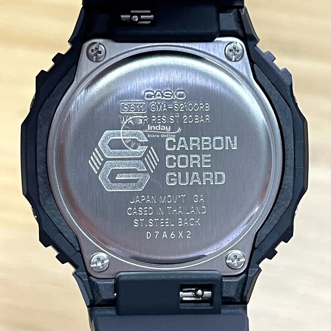 Casio G-Shock Women's Watch GMA-S2100RB-1A New Arrival Shock Resistant Carbon Core Guard Structure