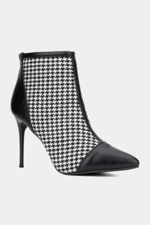 Charlie Houndstooth Booties