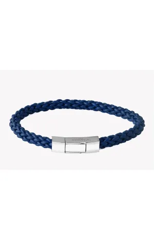 CLICK TRENZA SILVER BRACELET - NAVY