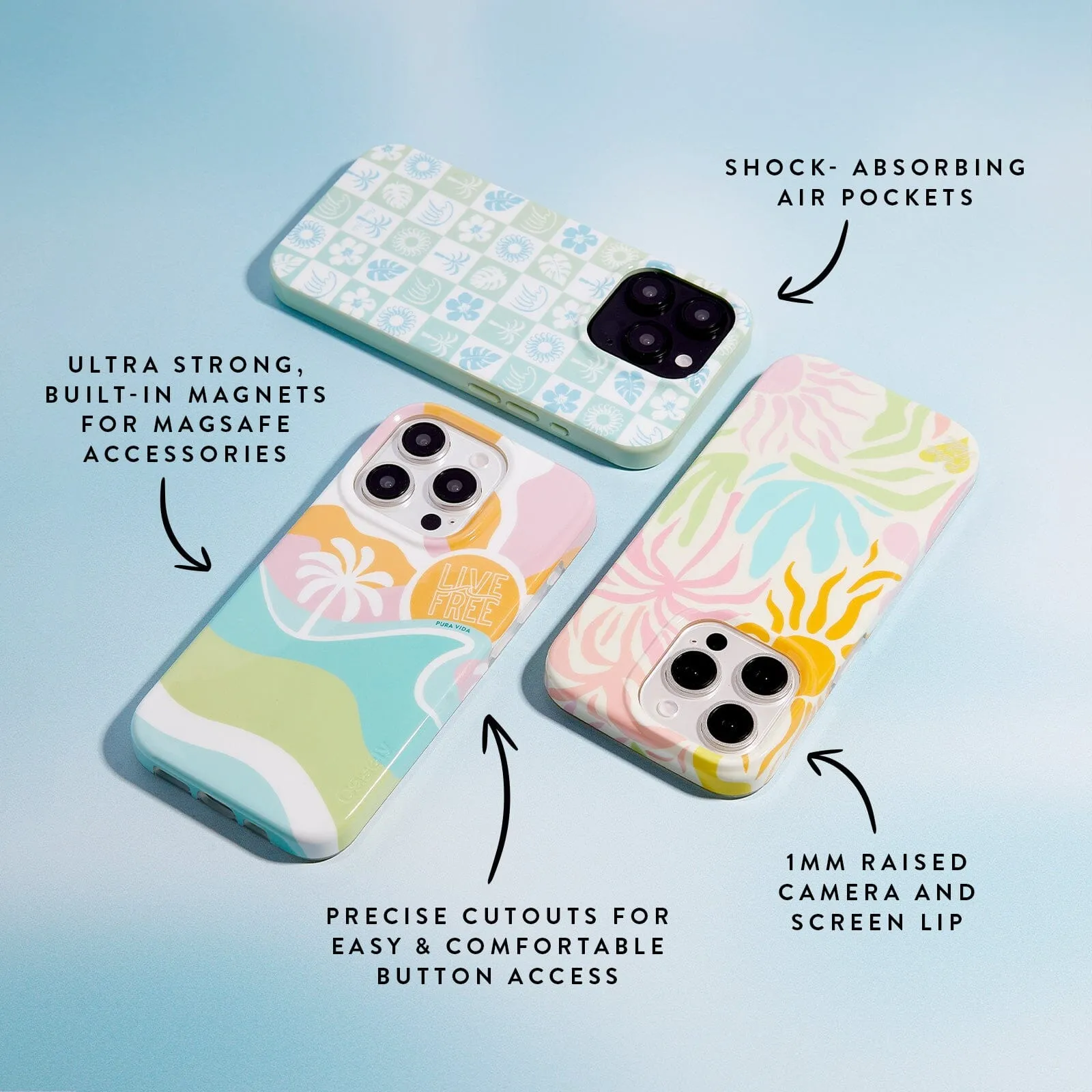 Coastal Checkers iPhone Case