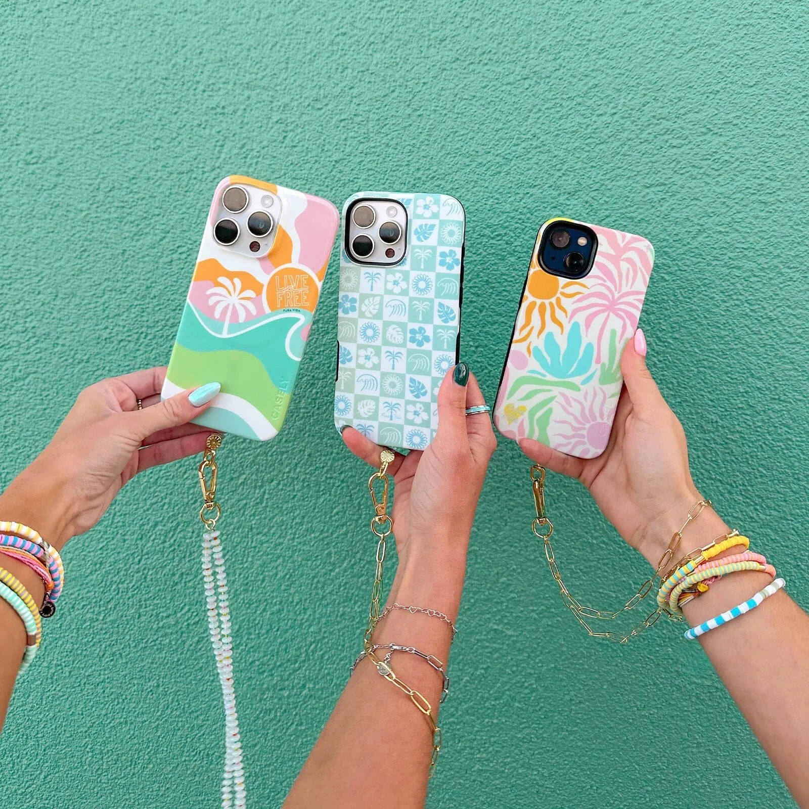 Coastal Checkers iPhone Case