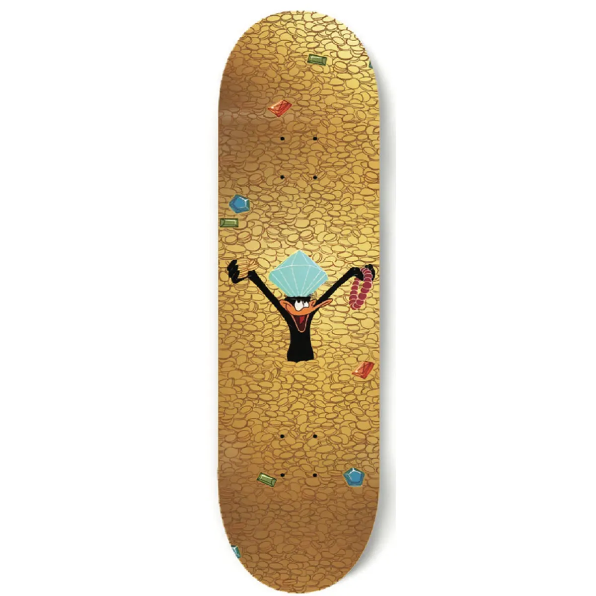 Color Bars - Looney Toons Riches 8.25 Skateboard Deck
