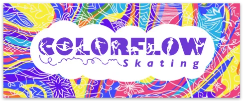 ColorFlow Skating Vinyl Sticker