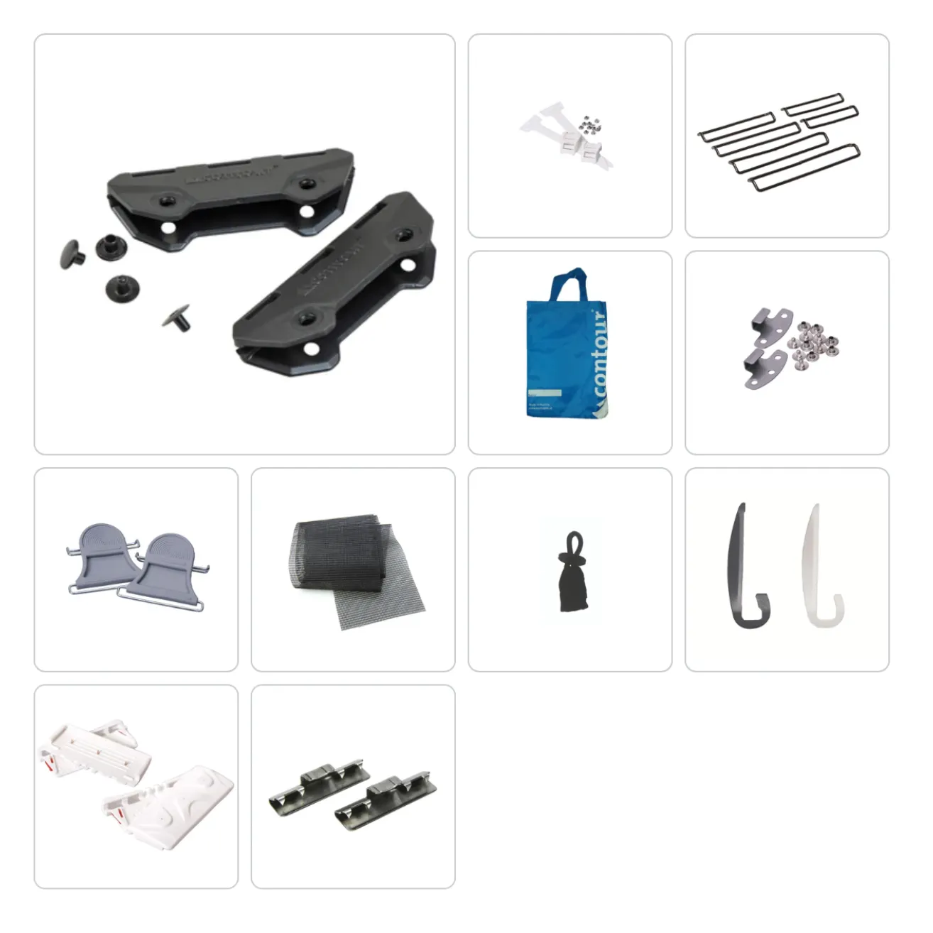 Contour Climbing Skin Parts