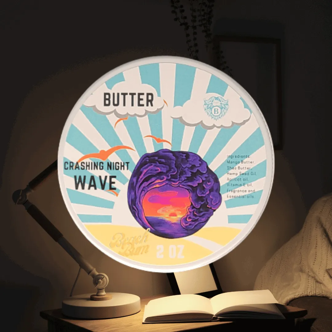 Crashing Night Waves - Beard Butter - Frankincense Calm Lavender Earthy Sandalwood