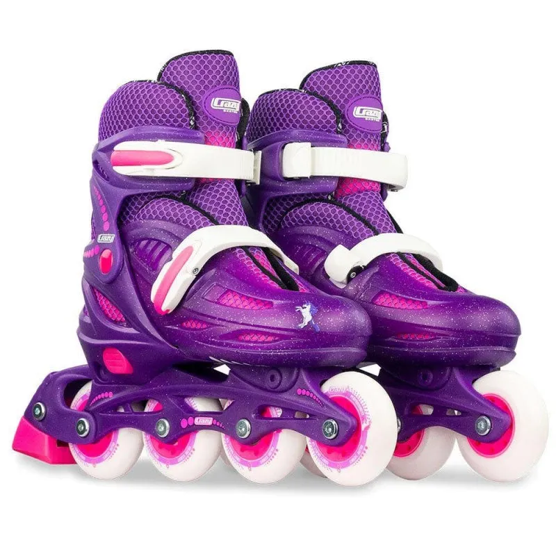 Crazy Skate 148 Inline Skates - Purple Glitter