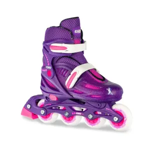 Crazy Skate 148 Inline Skates - Purple Glitter