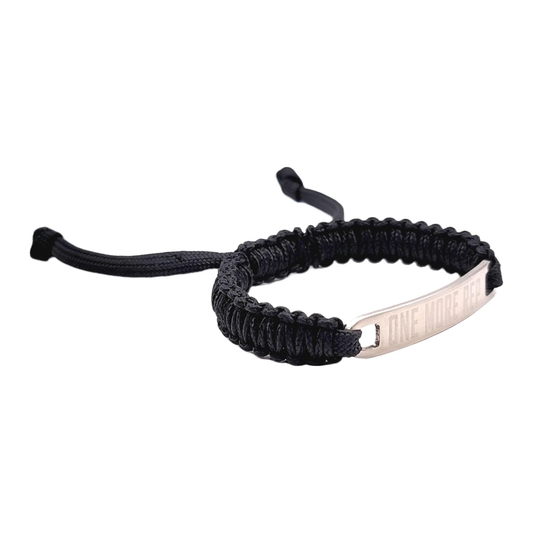 Custom Motivational Adjustable Micro Paracord Bracelet