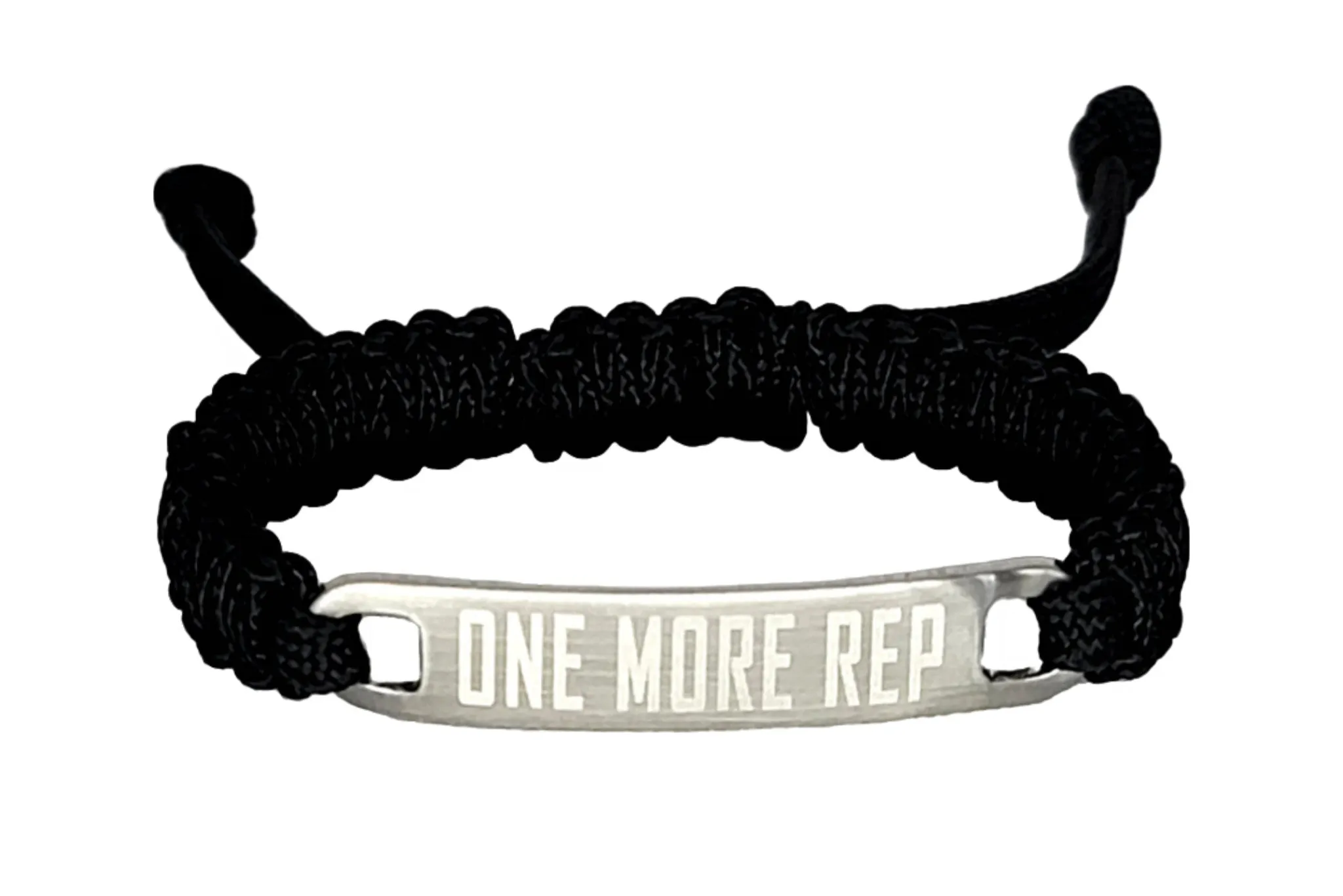 Custom Motivational Adjustable Micro Paracord Bracelet