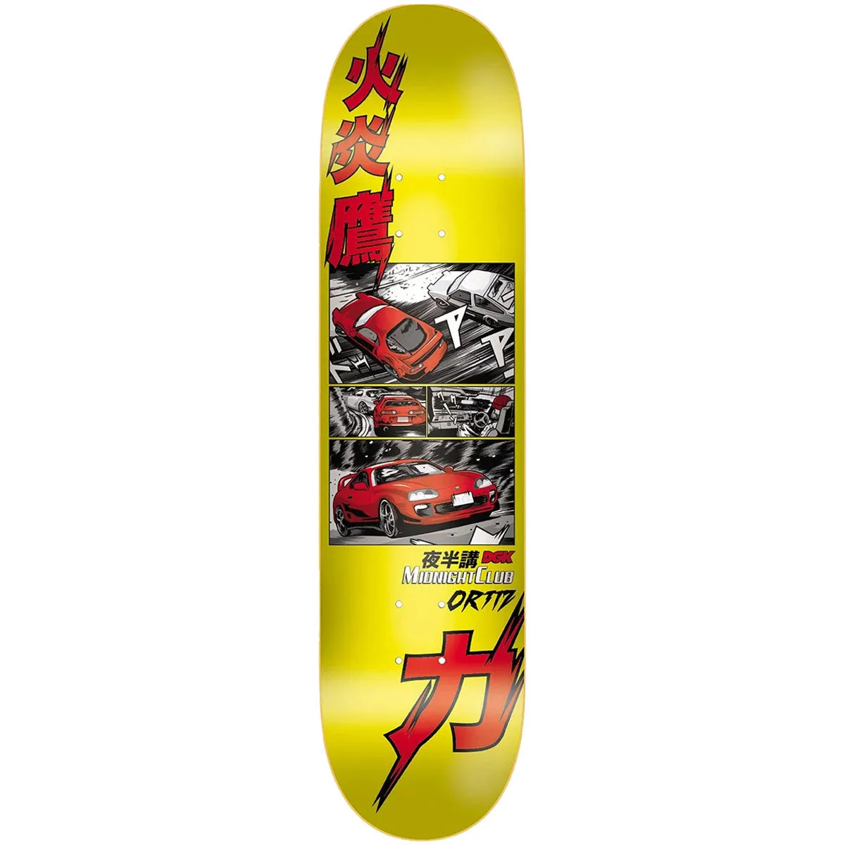 DGK - Chaz Ortiz Midnight Club 8.1 Skateboard Deck