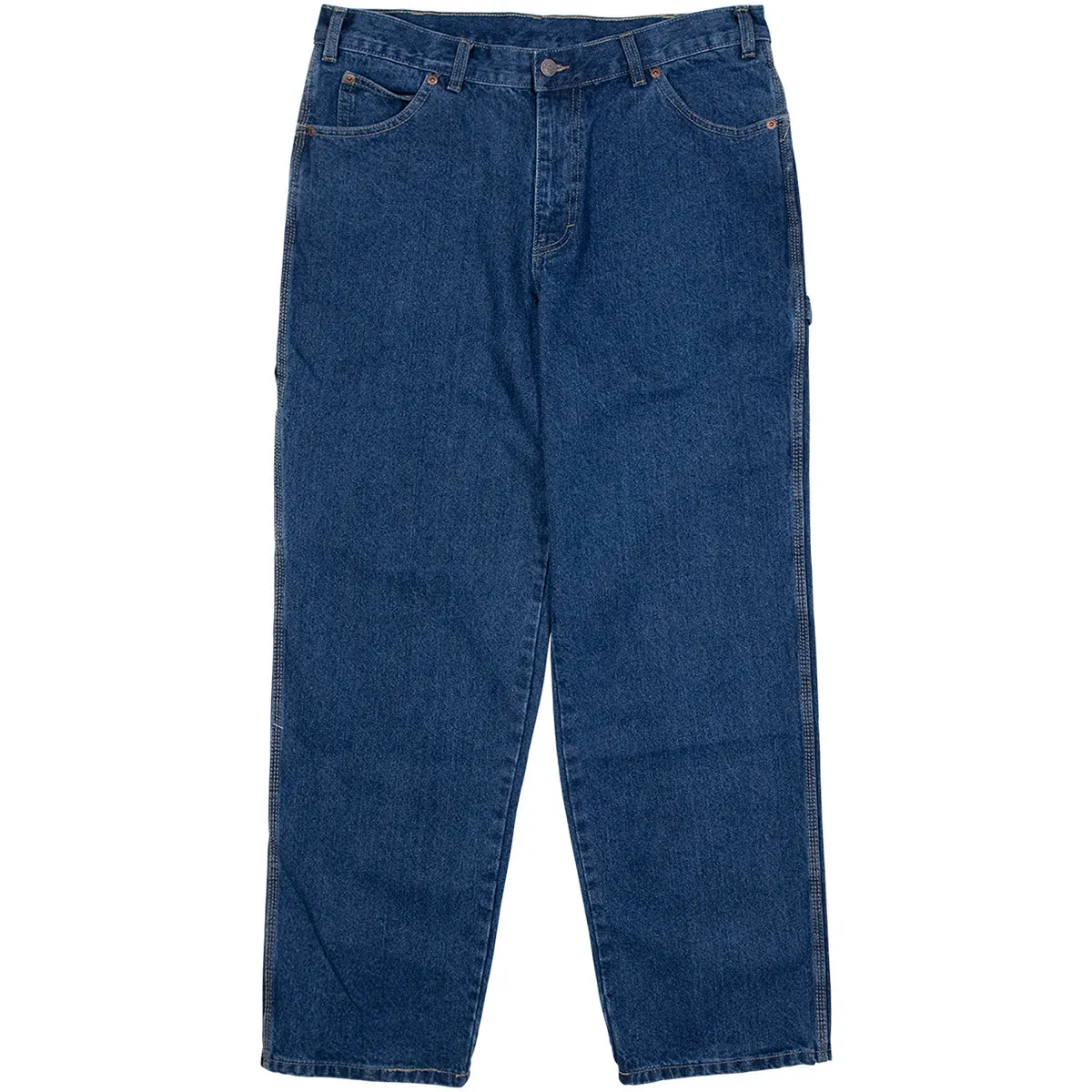 Dickies - 1993 Relaxed Fit Youth Carpenter Jeans Stone Washed Indigo