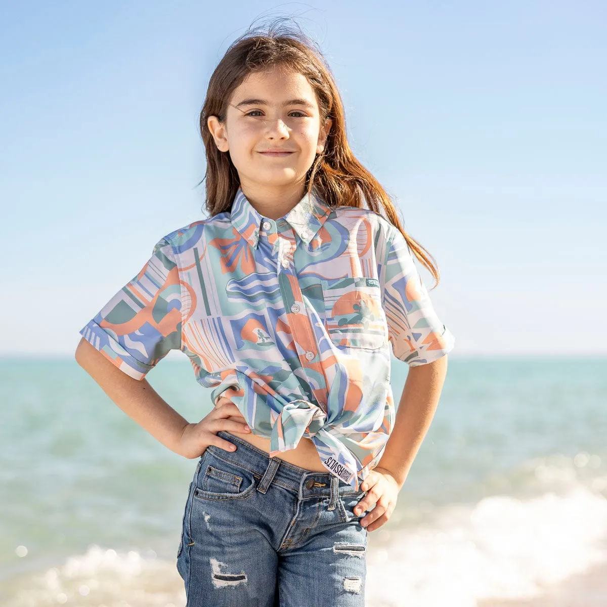 Disney "Mickey's Endless Summer" – Youth KUNUFLEX Short Sleeve Shirt