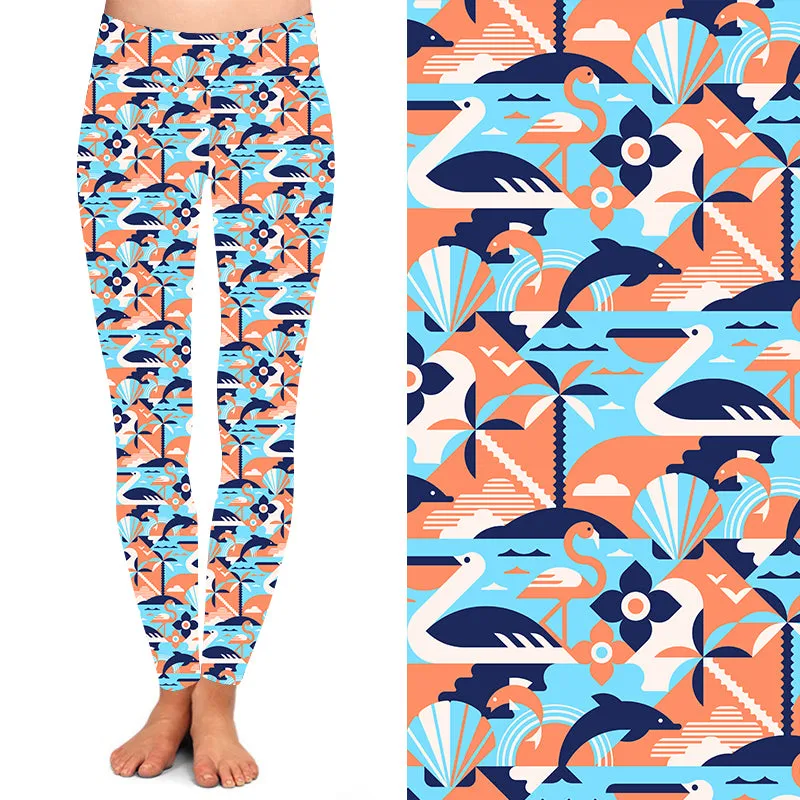 Dolphin Dreamscape Deluxe Leggings