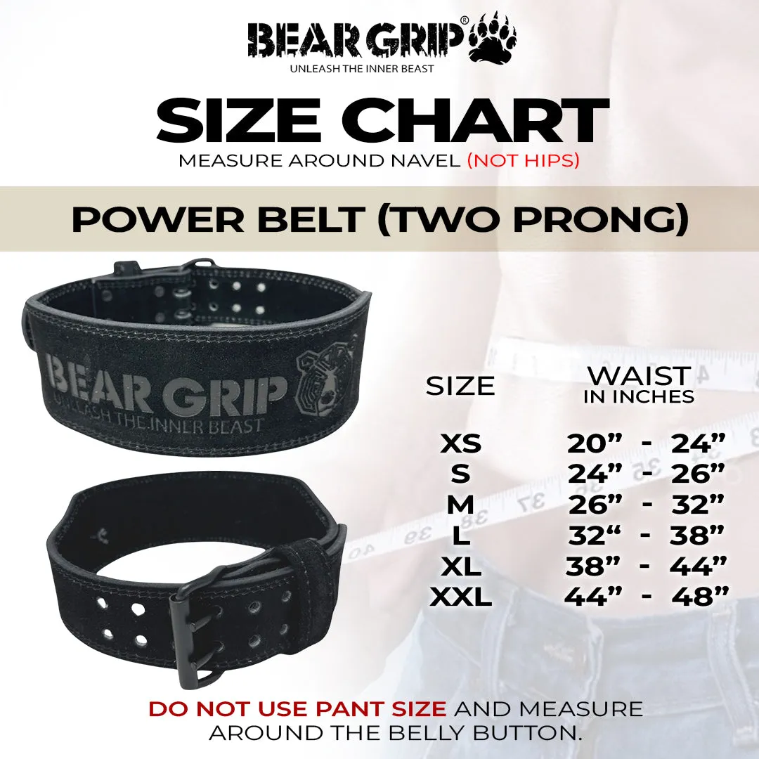 Double Pong Suede Weight Lifting Belt