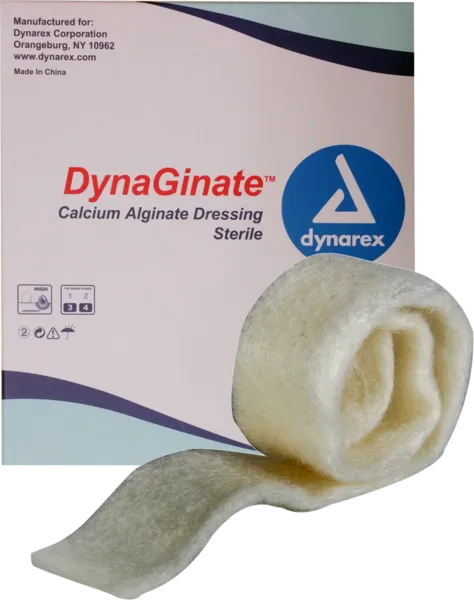 Dressing Calcium Alginate DynaGinate by Dynarex Compare Maxorb Extra™