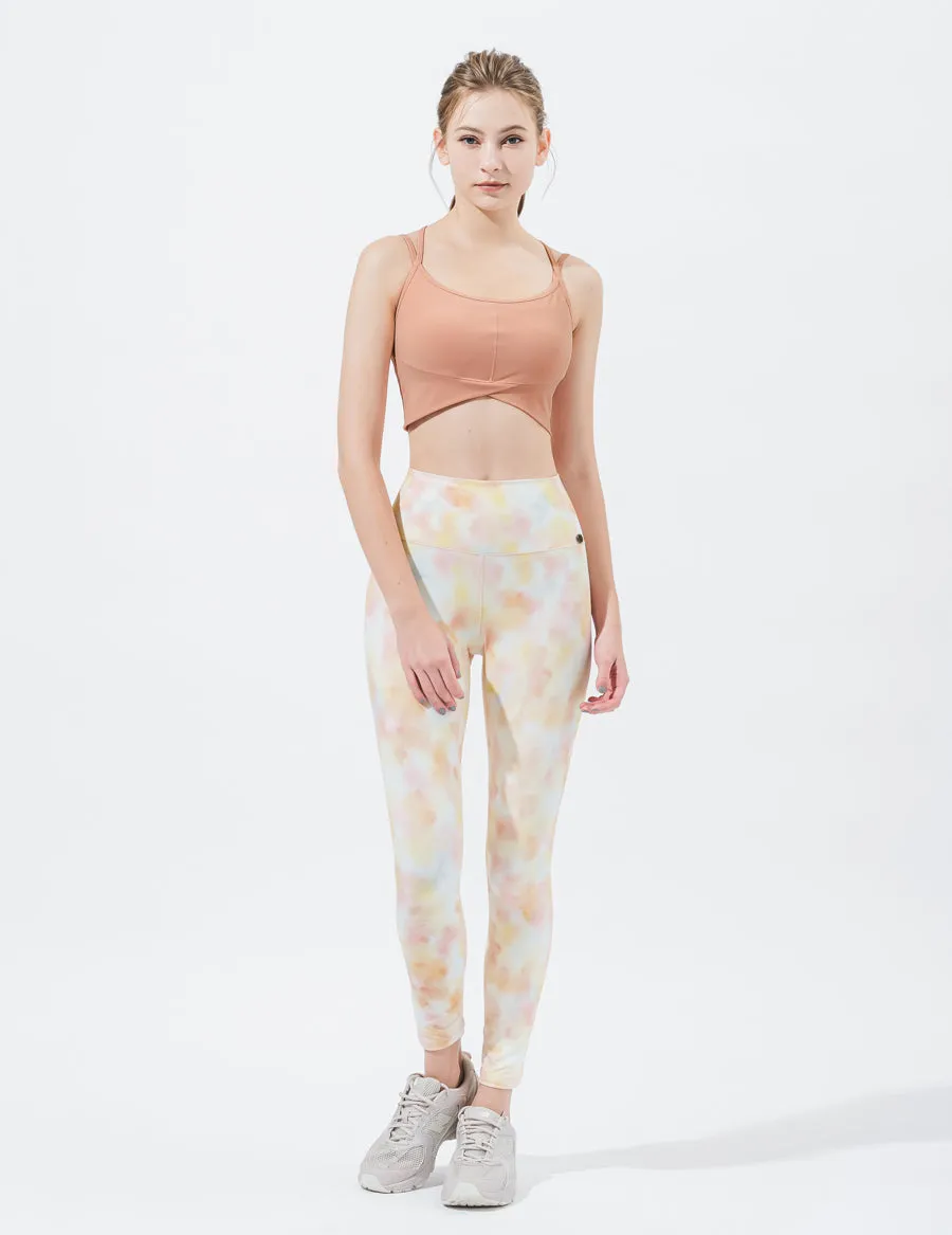 easyoga LA-VEDA Ribbing Tights - FG8 Rock Palette