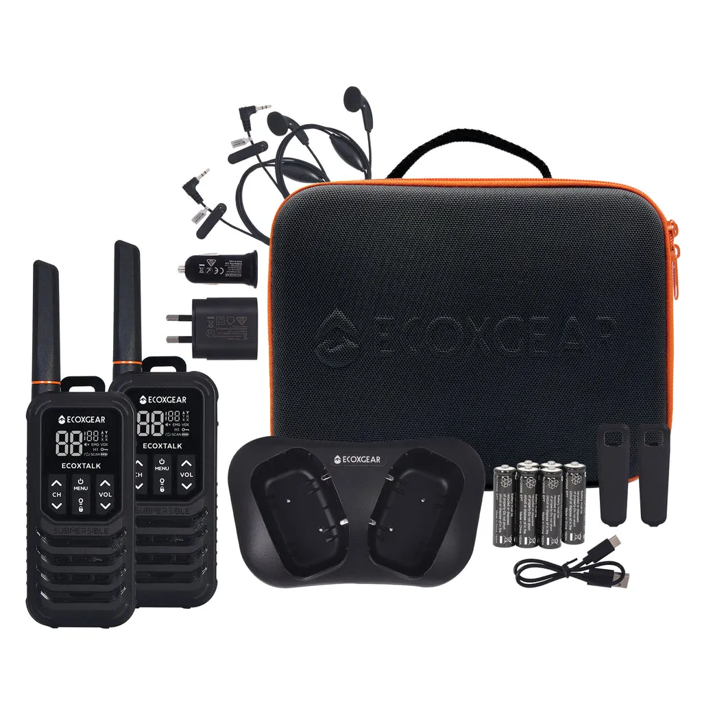 EcoXGear ECOXTALK EXG200 UHF CB Handheld Radio 2W