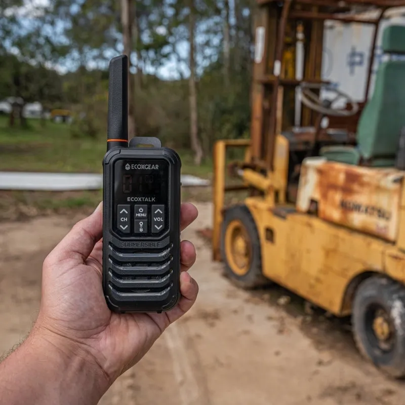 EcoXGear ECOXTALK EXG200 UHF CB Handheld Radio 2W