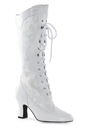 Ellie 253-REBECCA 2.5" Ankle Boot With Lace And Zipper