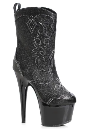 Ellie 709-CODY 7" Cowgirl Ankle Boot