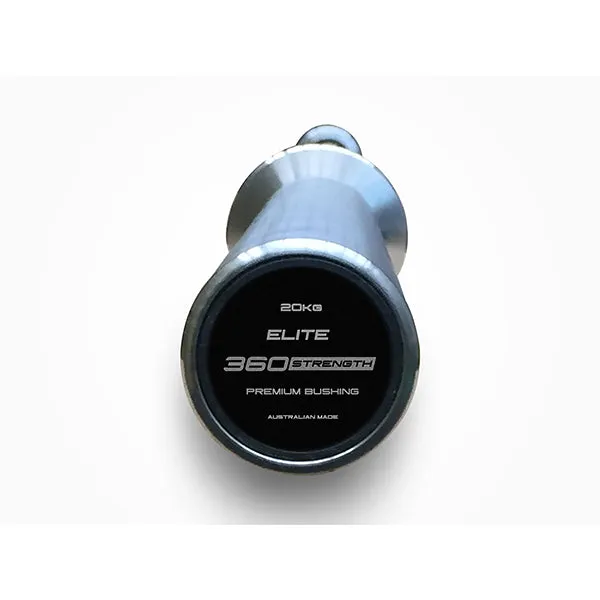 End of Line Clearance | ELITE Olympic 20kg Barbell - Australian Made (Bronze Bushing - Black Silver)