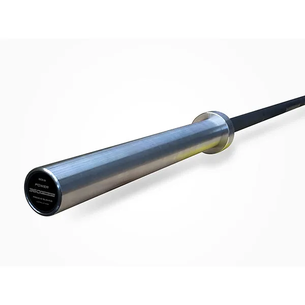 End of Line Clearance | ELITE Powerlifting 20kg Barbell - Australian Made (Bronze Bushing - Deep Fine Knurl - Black Silver)