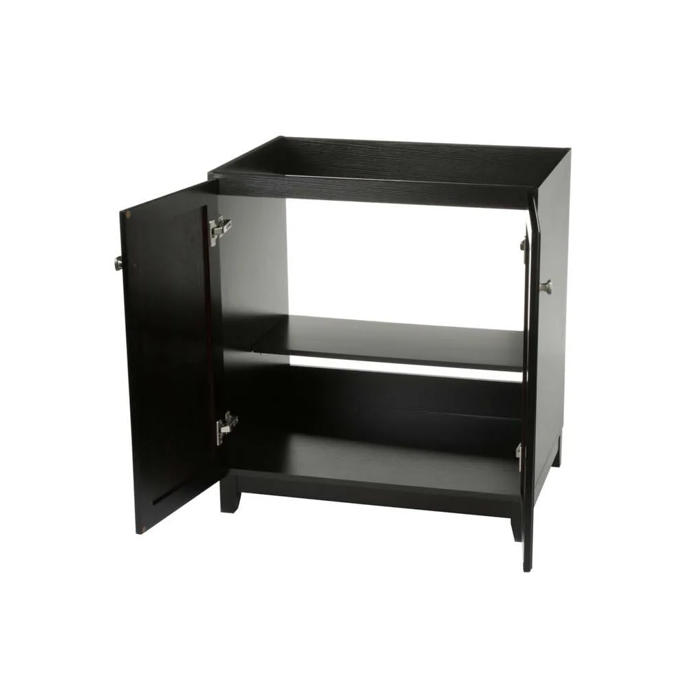 Espresso Bathroom Vanity Cabinet 30 x 21 inch - Top Sold Separately