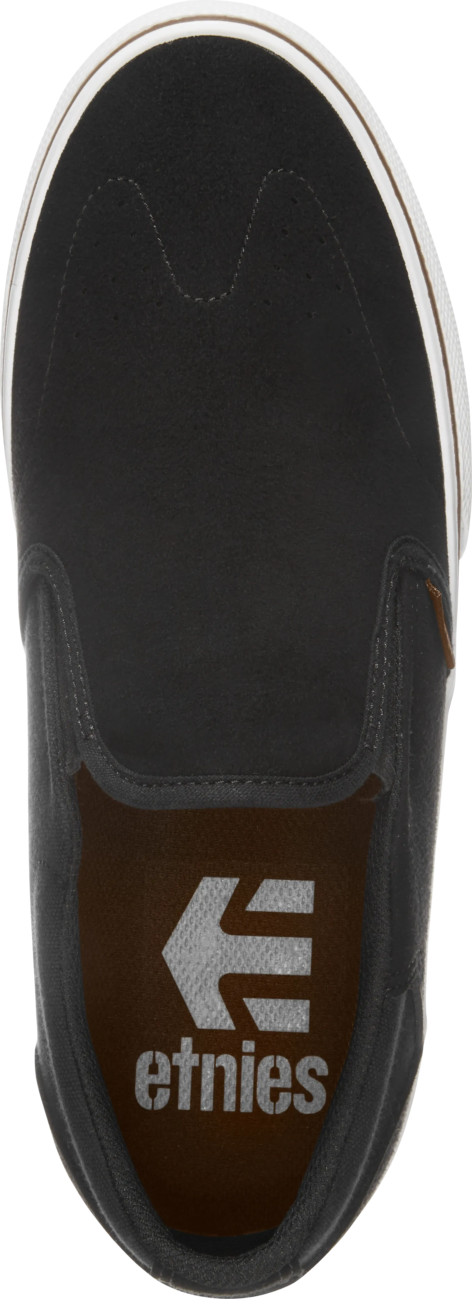 ETNIES MARANA SLIP BLACK/WHITE/GUM - SHOE SALE!