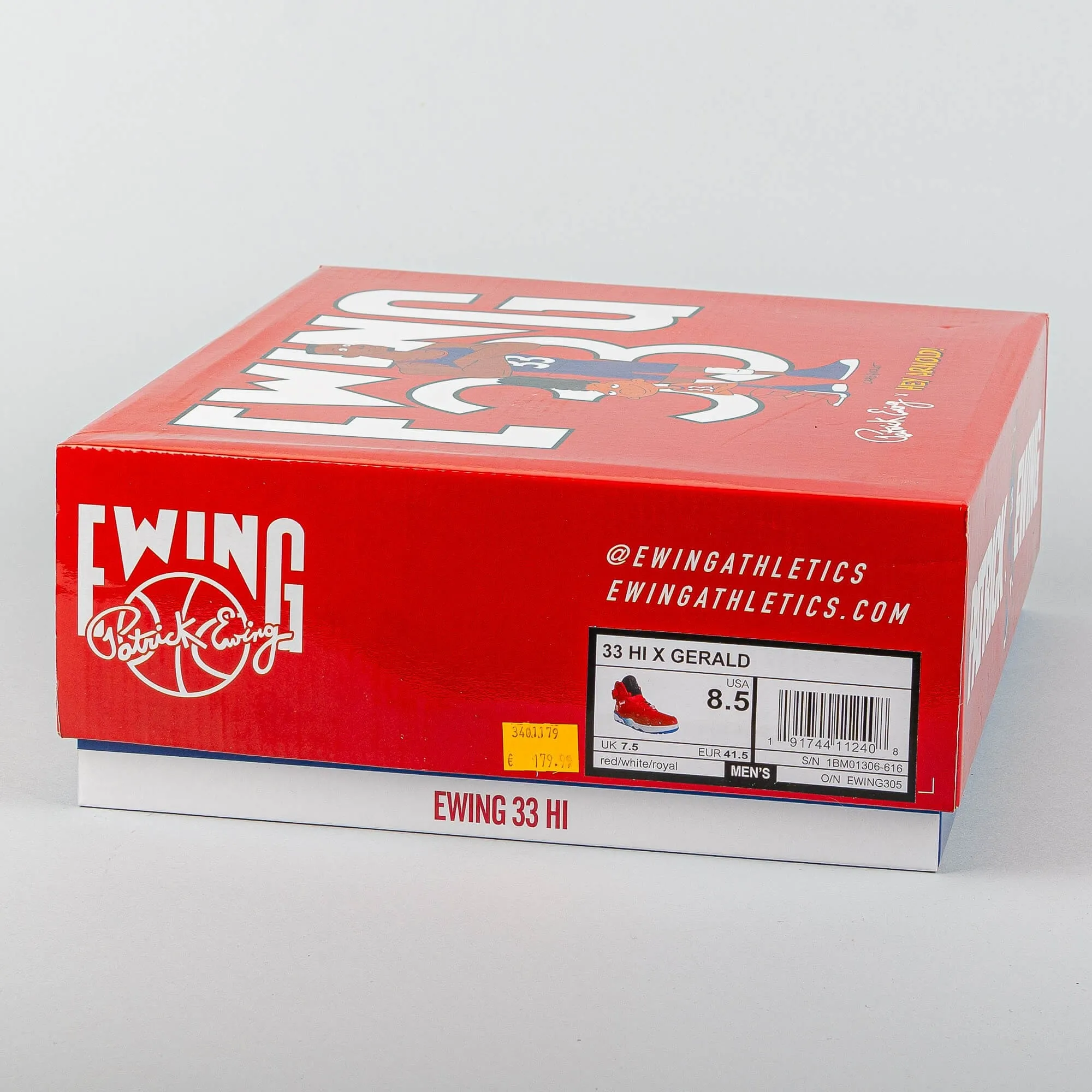 EWING 33 HI x GERALD NICKELODEON - RED/WHITE/ROYAL