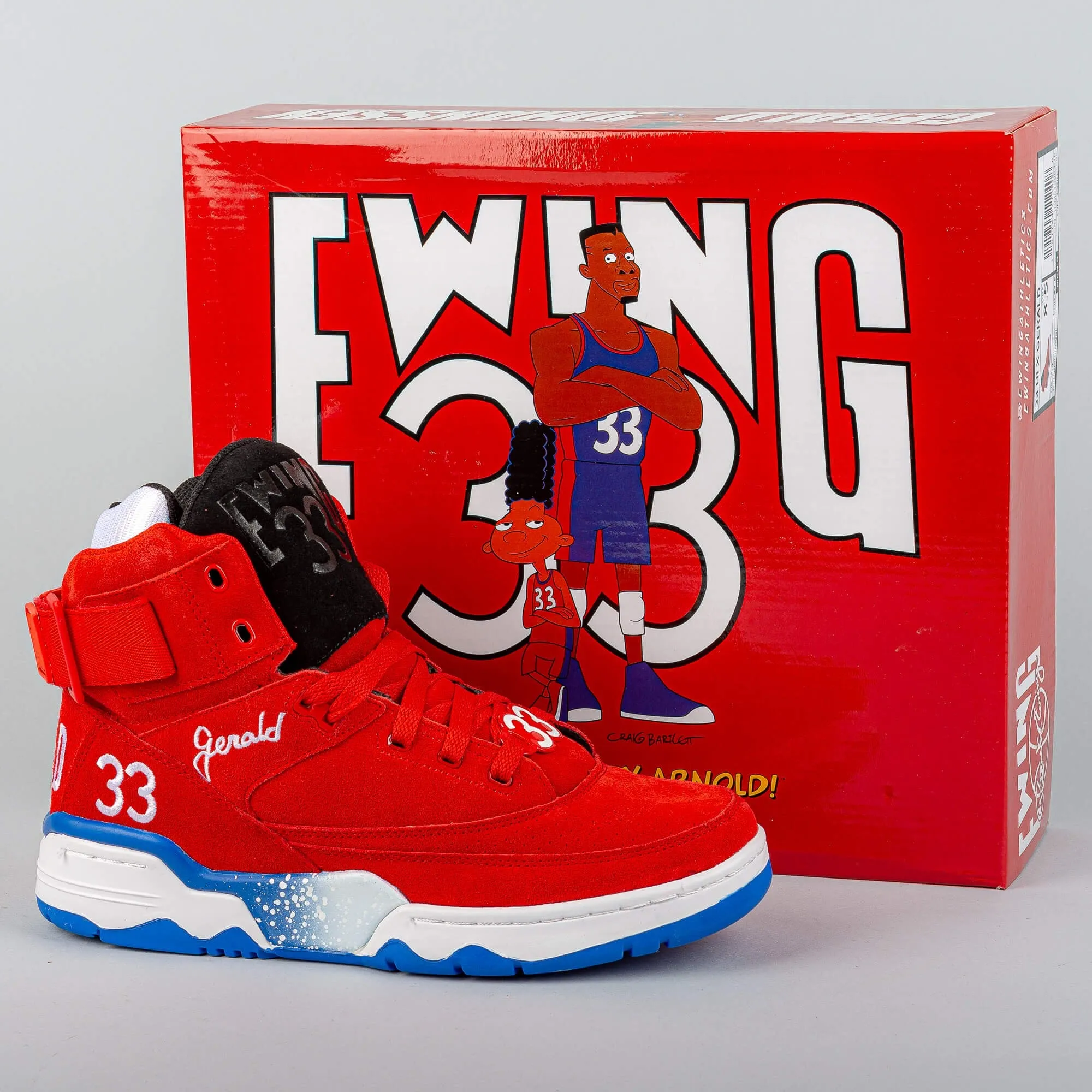 EWING 33 HI x GERALD NICKELODEON - RED/WHITE/ROYAL