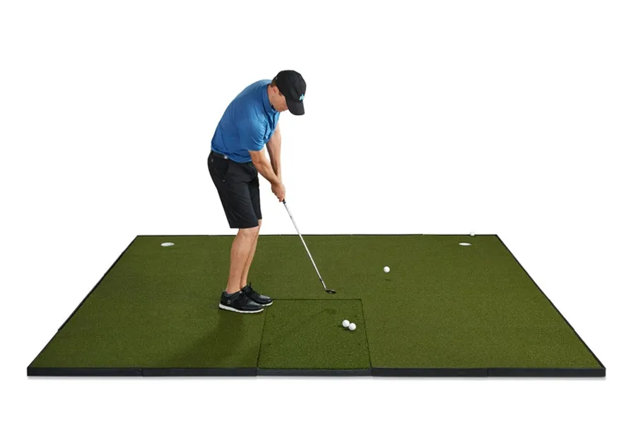 Fiberbuilt Player Preferred Center-Hitting Combo Golf Mat