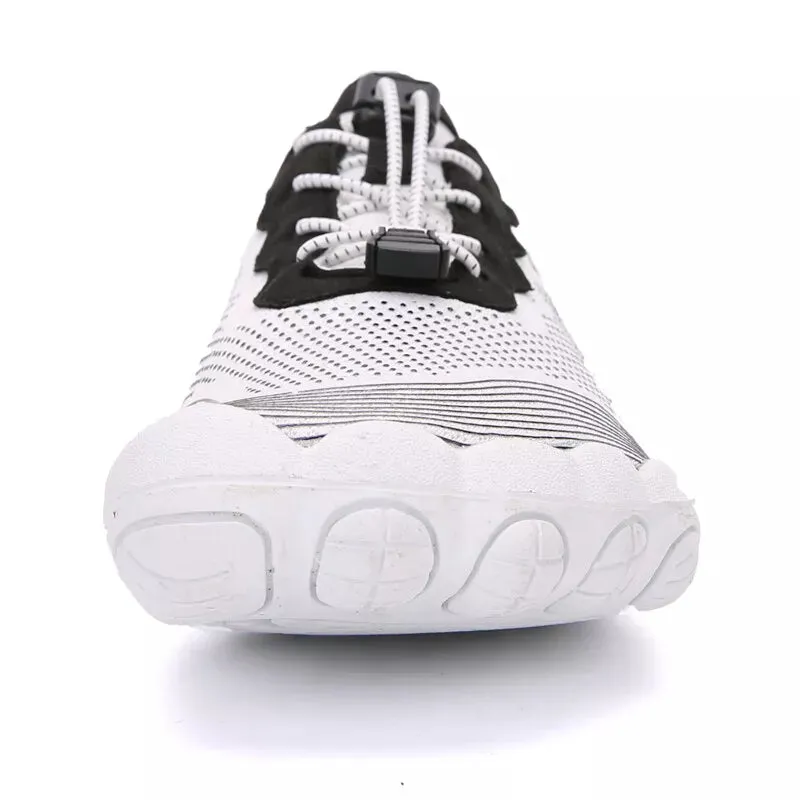 Five-Finger Mesh Lace-Up Water Shoes