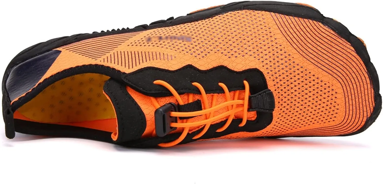 Five-Finger Mesh Lace-Up Water Shoes
