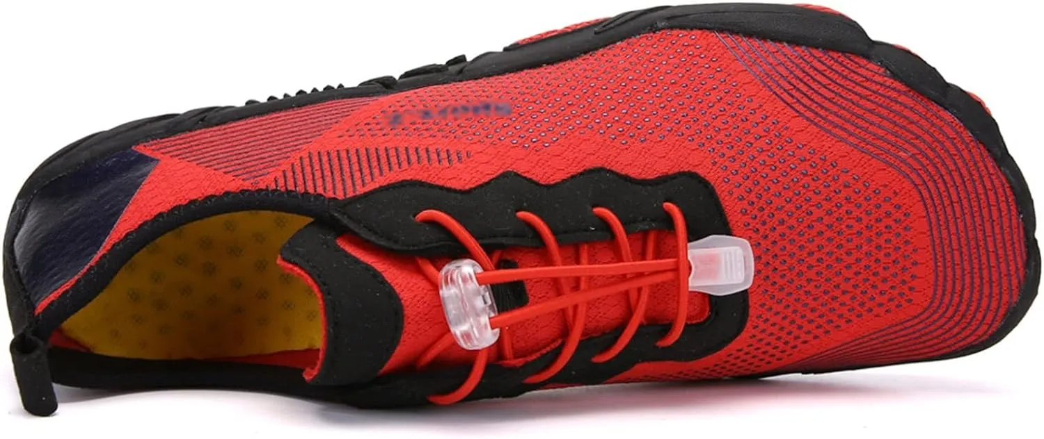 Five-Finger Mesh Lace-Up Water Shoes
