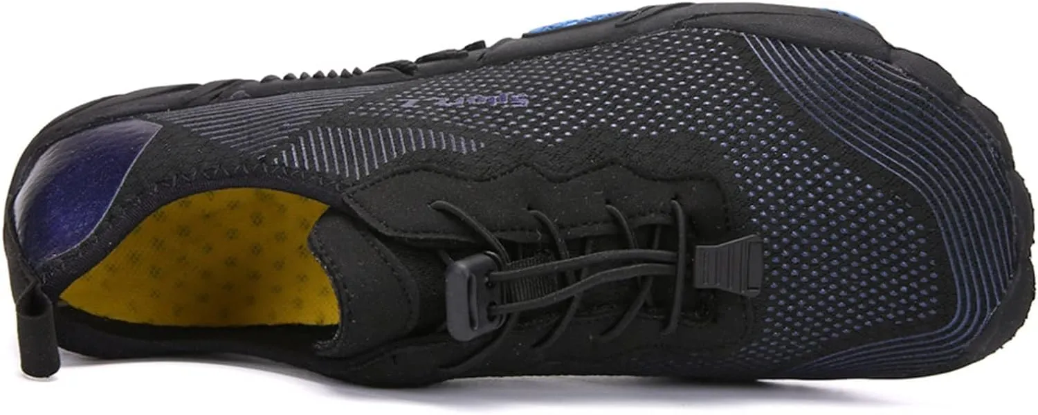 Five-Finger Mesh Lace-Up Water Shoes