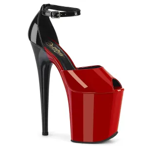 FLAMINGO-868  Red-Black Patent/Red-Black