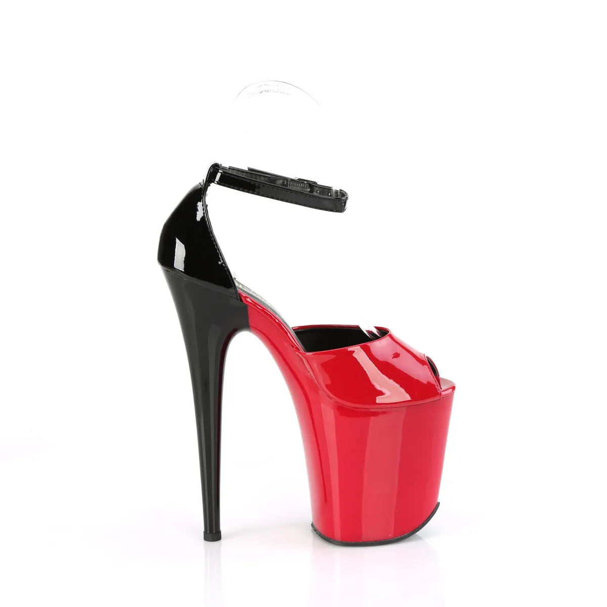FLAMINGO-868  Red-Black Patent/Red-Black