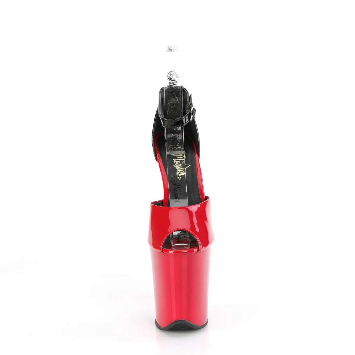 FLAMINGO-868  Red-Black Patent/Red-Black