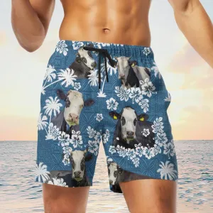 flecvieh Blue Tribal Shorts