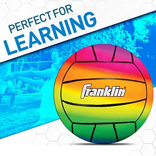 Franklin Sports PVC Vibe Playground Volleyball, 8.5"