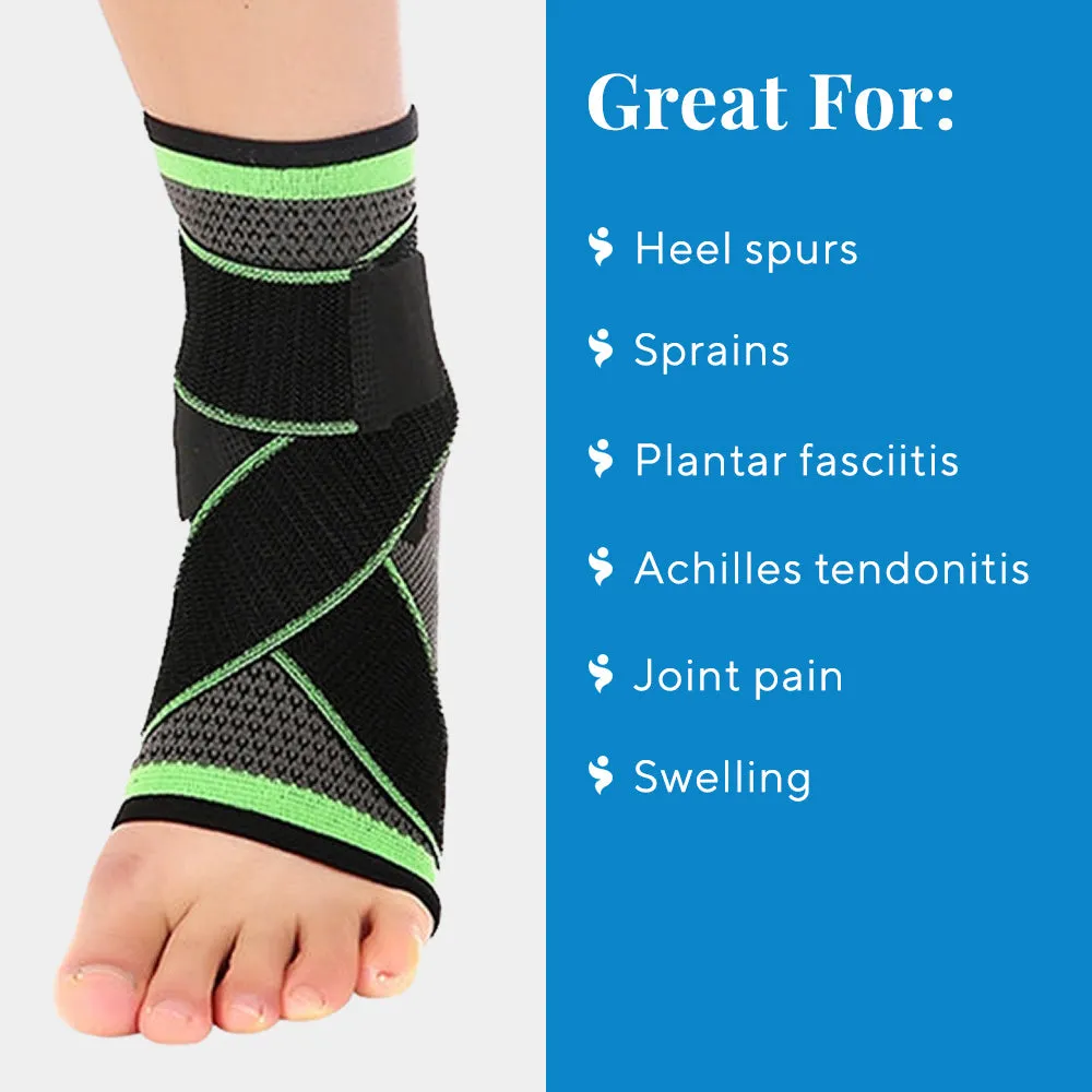 FreedomStep: The Ultimate Plantar Relief Sleeve with Ankle Support