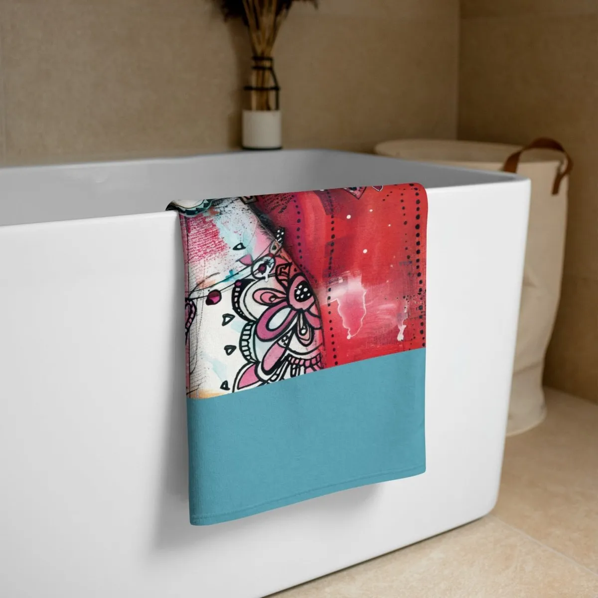 French Bulldog Beach Towel