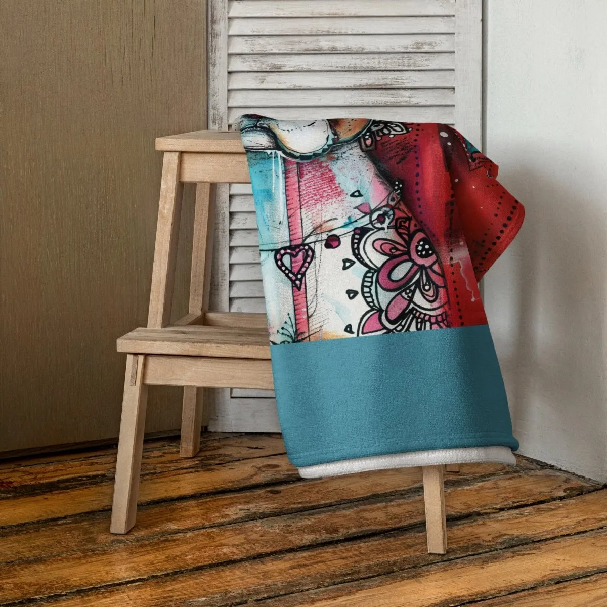 French Bulldog Beach Towel