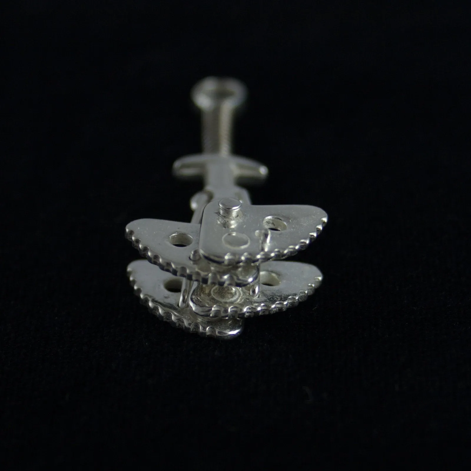 Functional Rock Cam Anchor Pendant - Sterling - Rock Climbing Jewelry