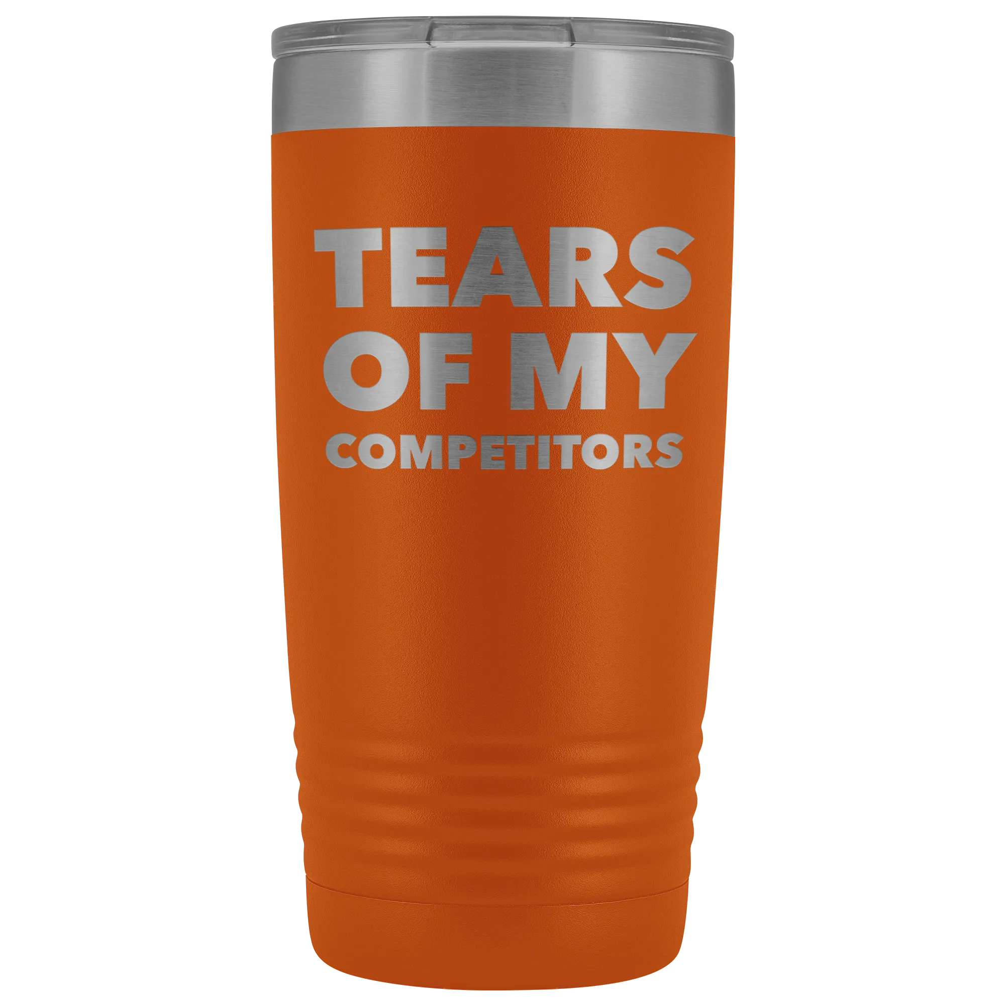 Funny Realtor Gift Weightlifting Sports Gifts Tears of My Competitors Tumbler Metal Mug Insulated Hot Cold Travel Coffee Cup 30oz BPA Free