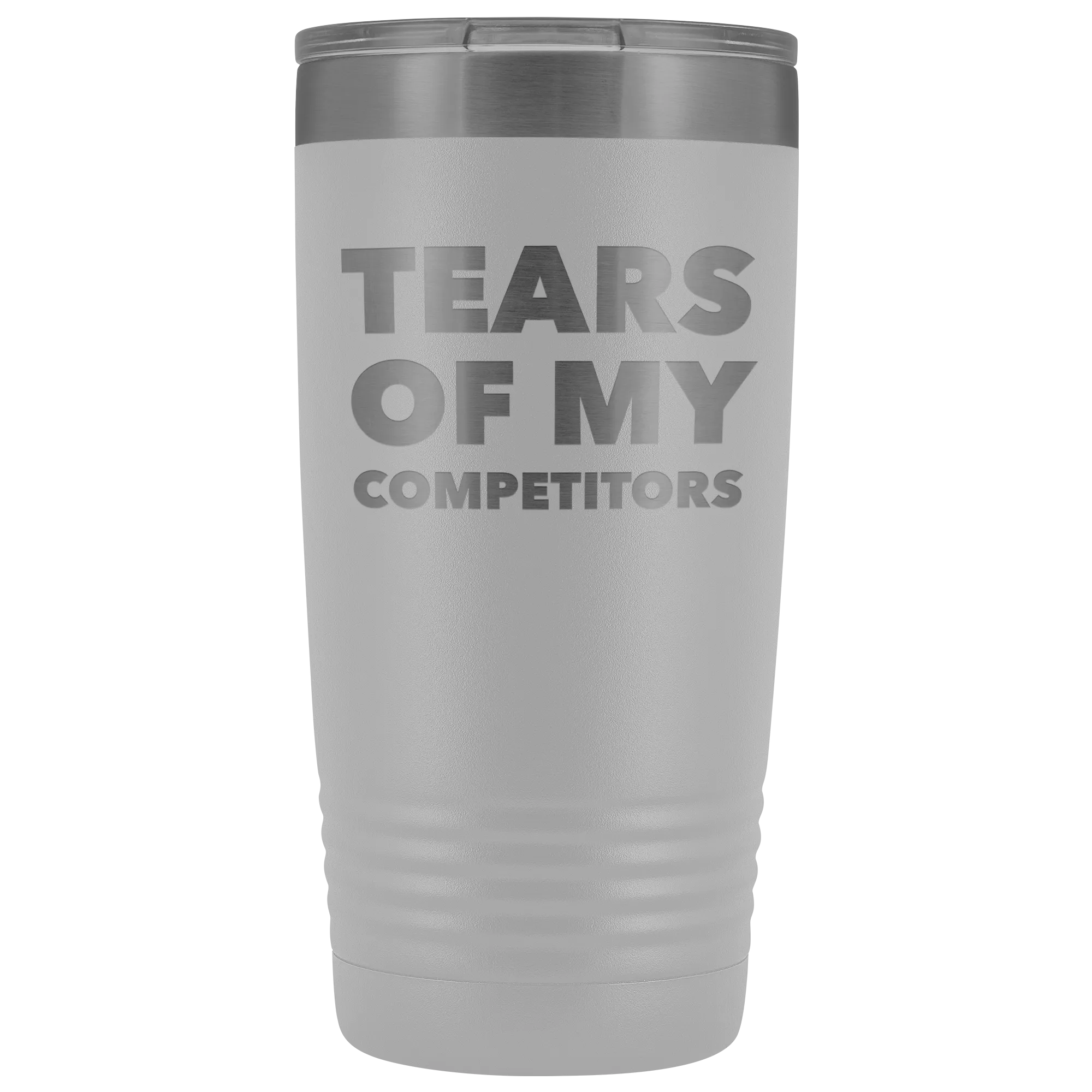 Funny Realtor Gift Weightlifting Sports Gifts Tears of My Competitors Tumbler Metal Mug Insulated Hot Cold Travel Coffee Cup 30oz BPA Free